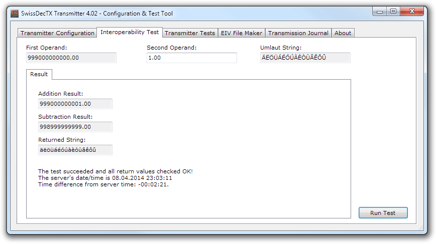 SwissDecTX Transmitter 4.02 - Configuration & Test Tool